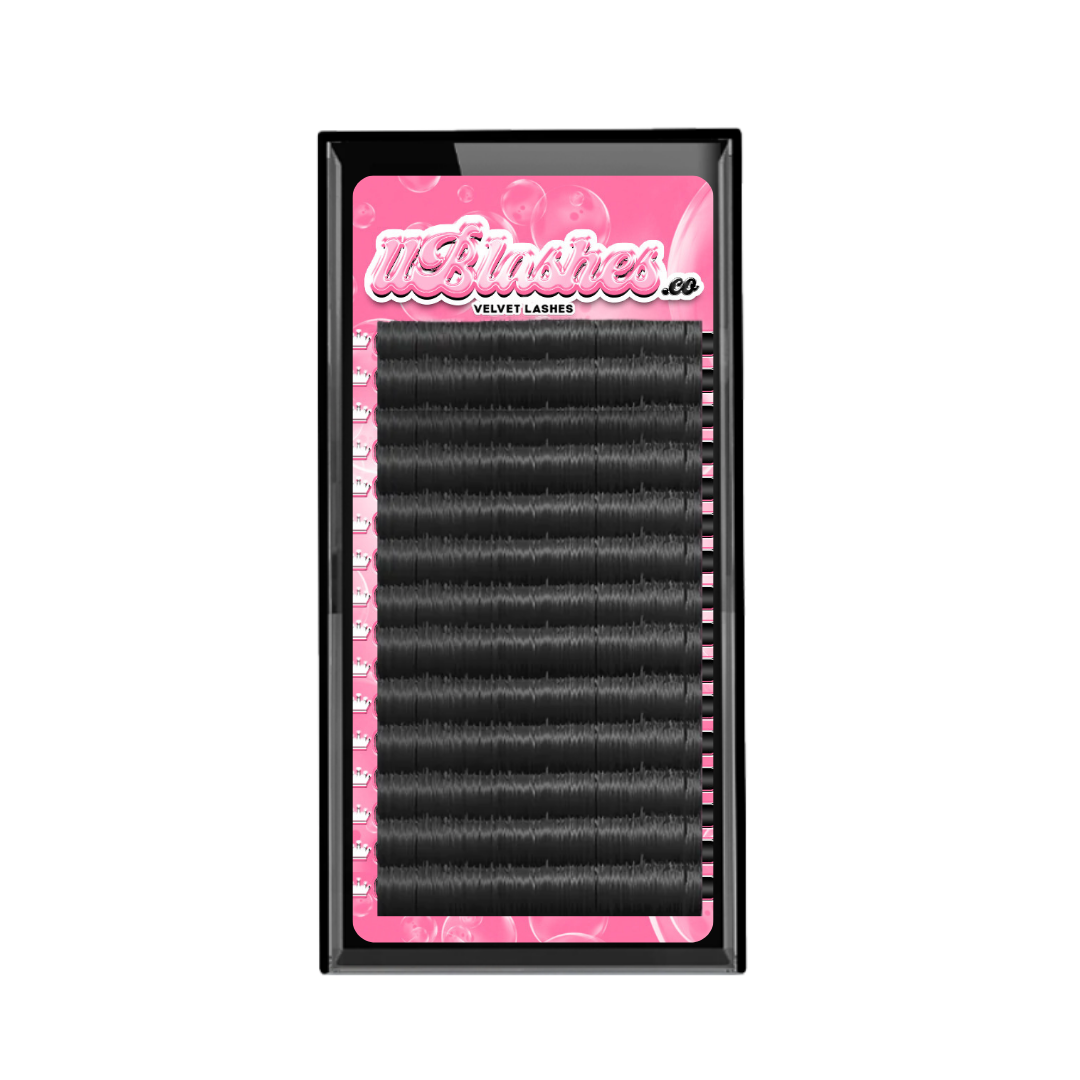 Jet Black Velvet Specialty Curl Trays